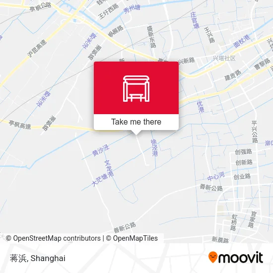 蒋浜 map