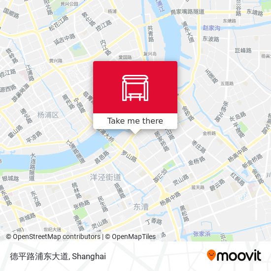 德平路浦东大道 map
