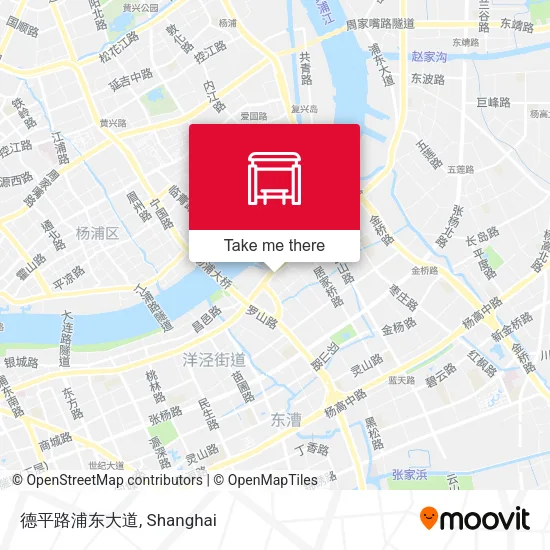 德平路浦东大道 map