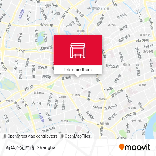 新华路定西路 map