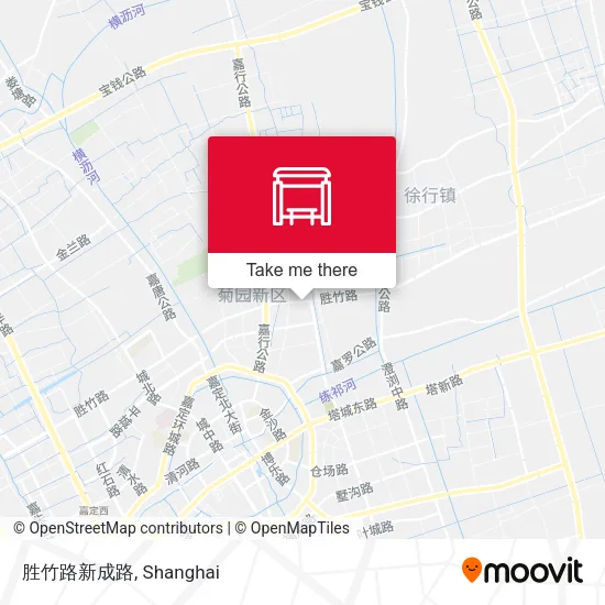 胜竹路新成路 map