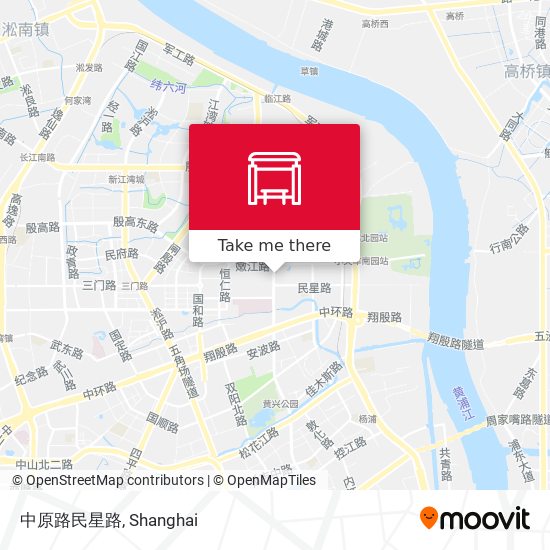 中原路民星路 map