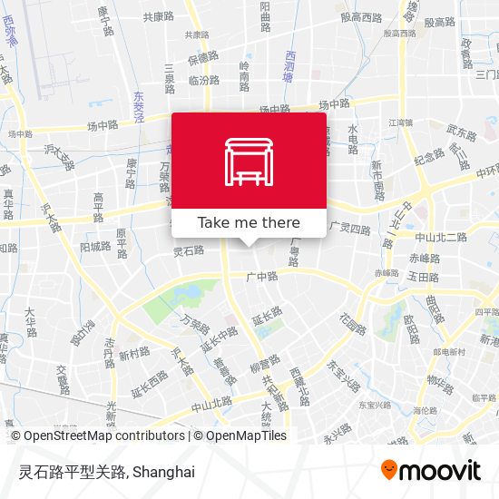 灵石路平型关路 map