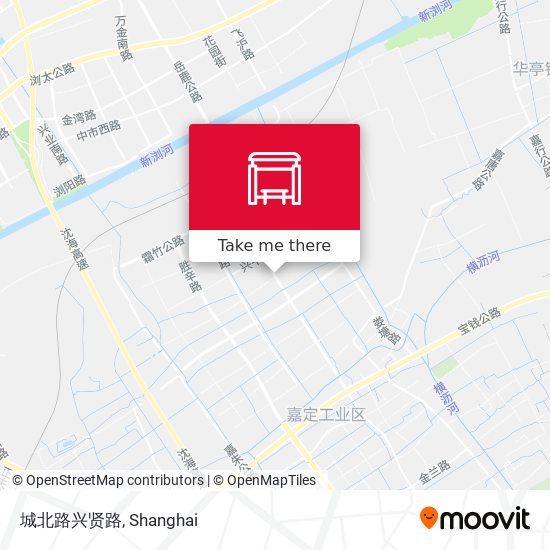 城北路兴贤路 map