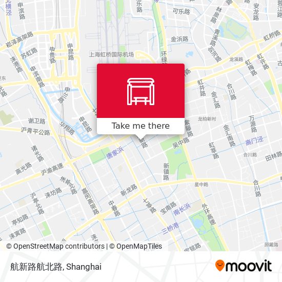 航新路航北路 map