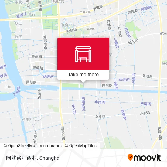 闸航路汇西村 map