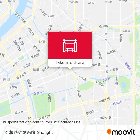 金桥路锦绣东路 map