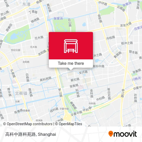 高科中路科苑路 map