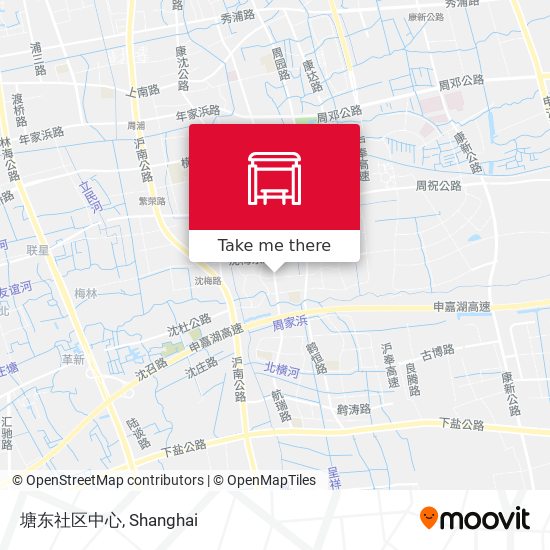 塘东社区中心 map