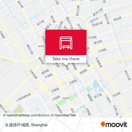 永盛路叶城路 map