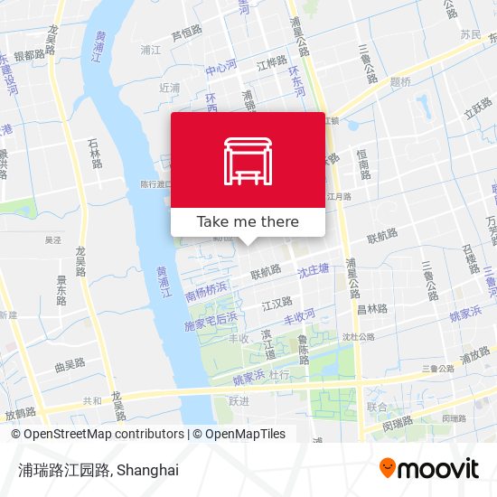 浦瑞路江园路 map
