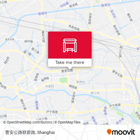 曹安公路联群路 map