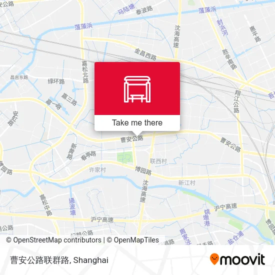 曹安公路联群路 map