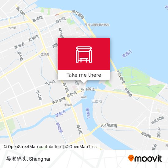 吴淞码头 map