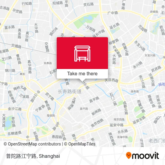 普陀路江宁路 map