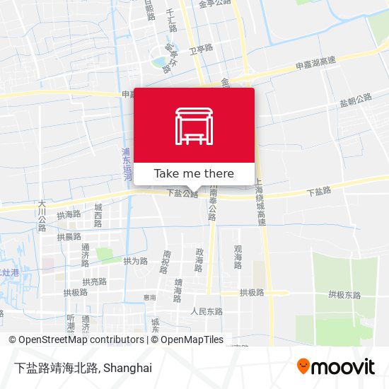 下盐路靖海北路 map