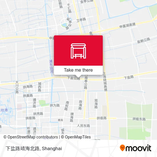 下盐路靖海北路 map