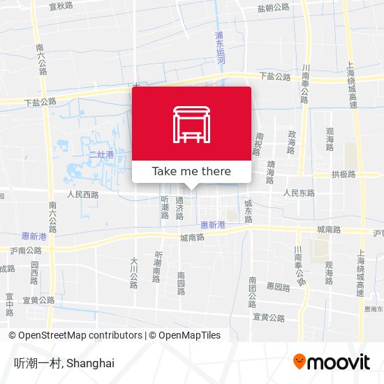 听潮一村 map