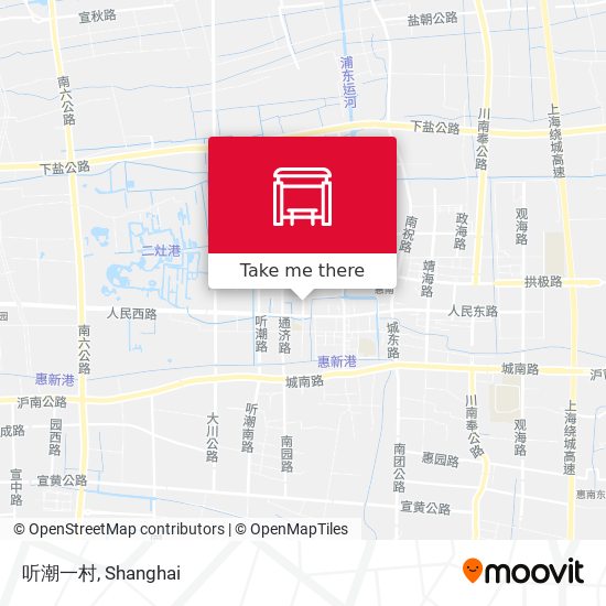 听潮一村 map
