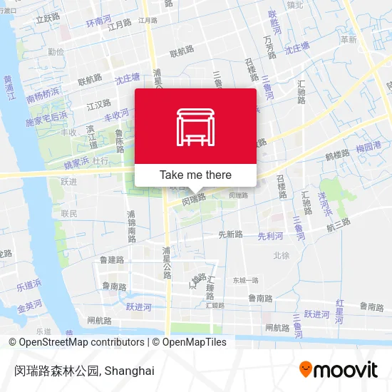 闵瑞路森林公园 map