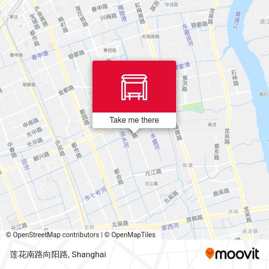 莲花南路向阳路 map
