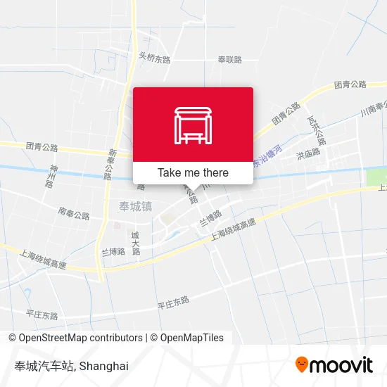 奉城汽车站 map