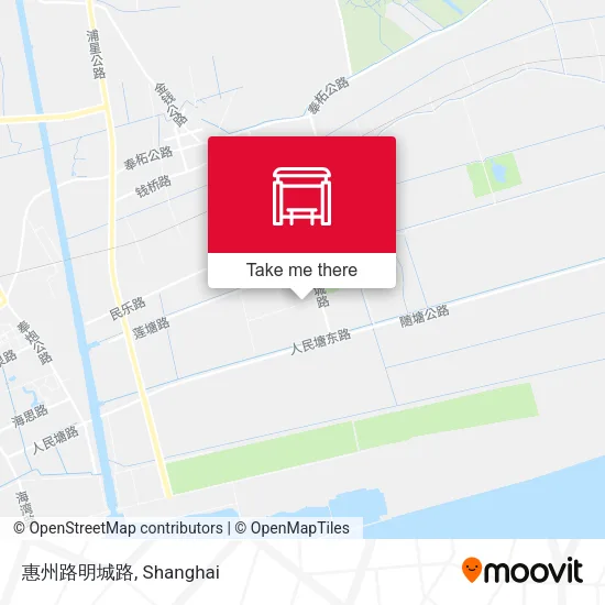 惠州路明城路 map