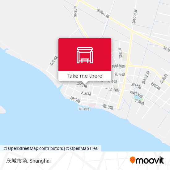 庆城市场 map