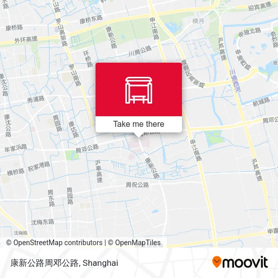 康新公路周邓公路 map