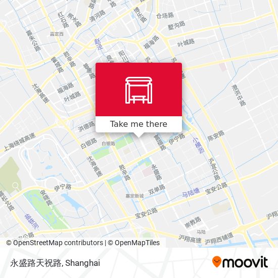 永盛路天祝路 map