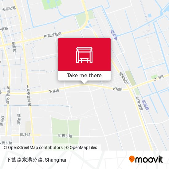 下盐路东港公路 map