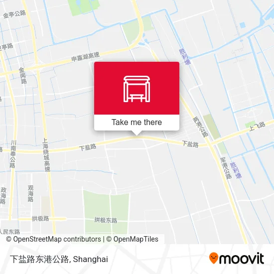 下盐路东港公路 map