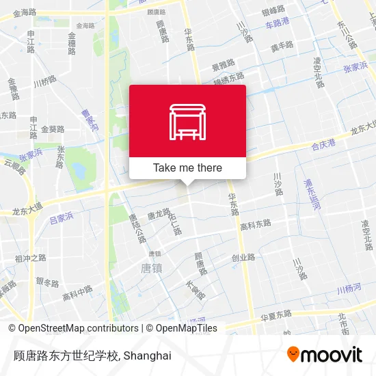 顾唐路东方世纪学校 map