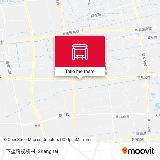 下盐路祝桥村 map