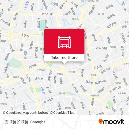 安顺路长顺路 map