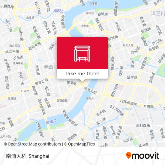 南浦大桥 map
