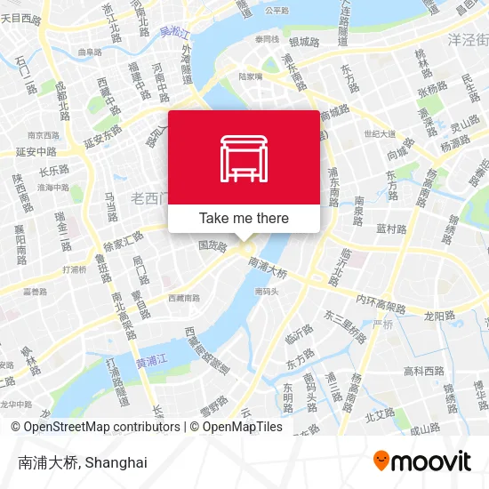 南浦大桥 map