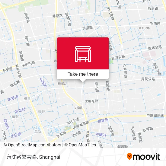 康沈路繁荣路 map