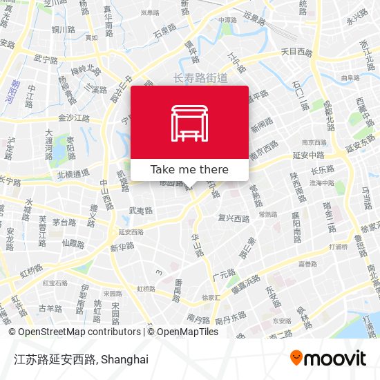 江苏路延安西路 map