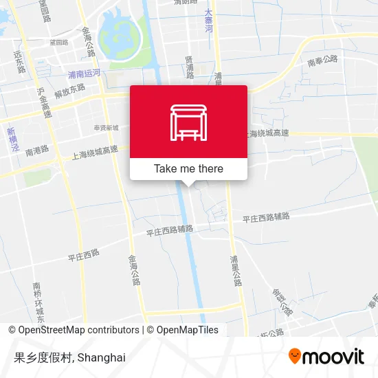 果乡度假村 map
