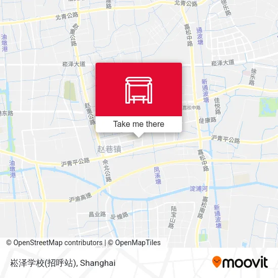 崧泽学校(招呼站) map