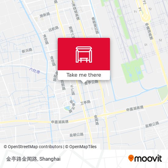 金亭路金闻路 map