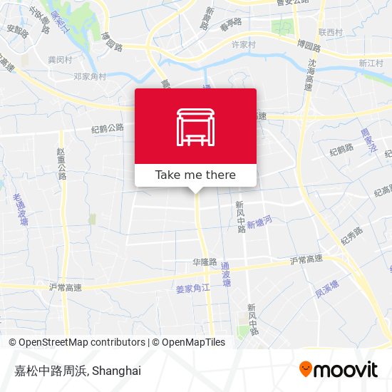 嘉松中路周浜 map