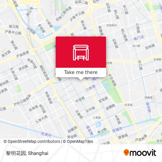 黎明花园 map