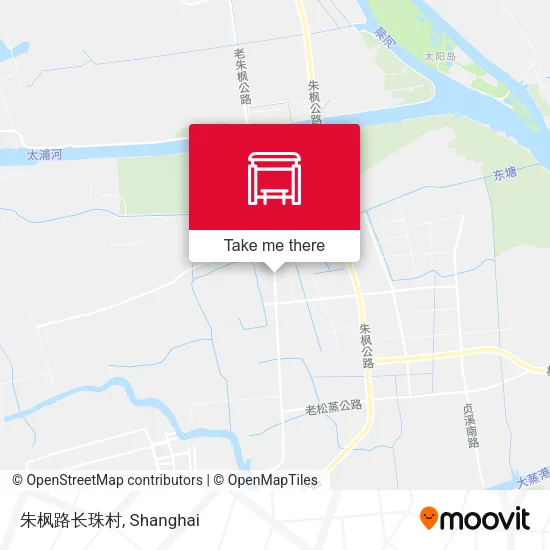 朱枫路长珠村 map