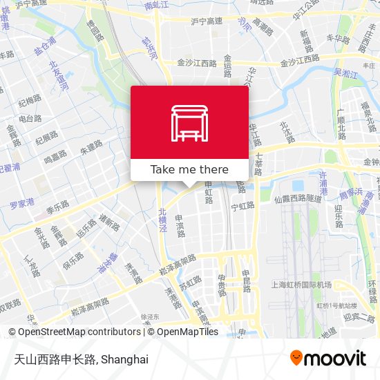 天山西路申长路 map