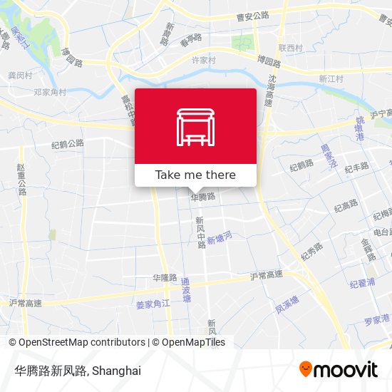 华腾路新凤路 map