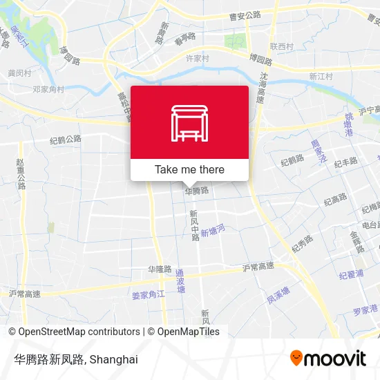 华腾路新凤路 map