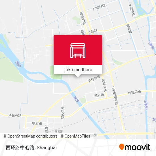 西环路中心路 map
