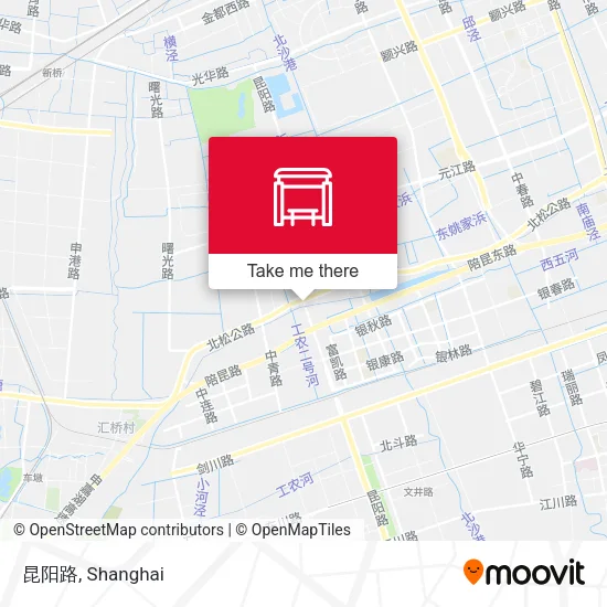 昆阳路 map